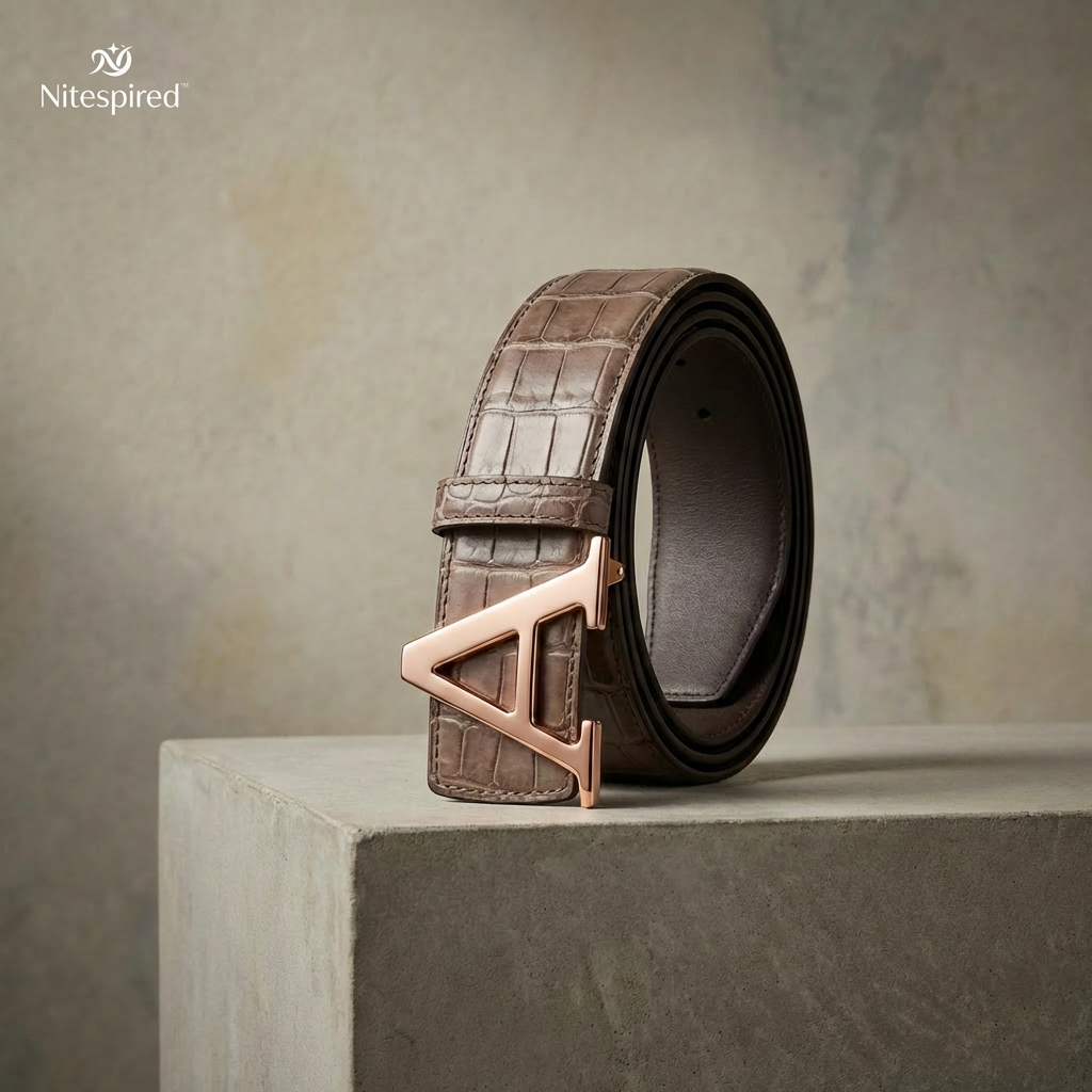 Nitespired™ Aurex Croc Signature Belt